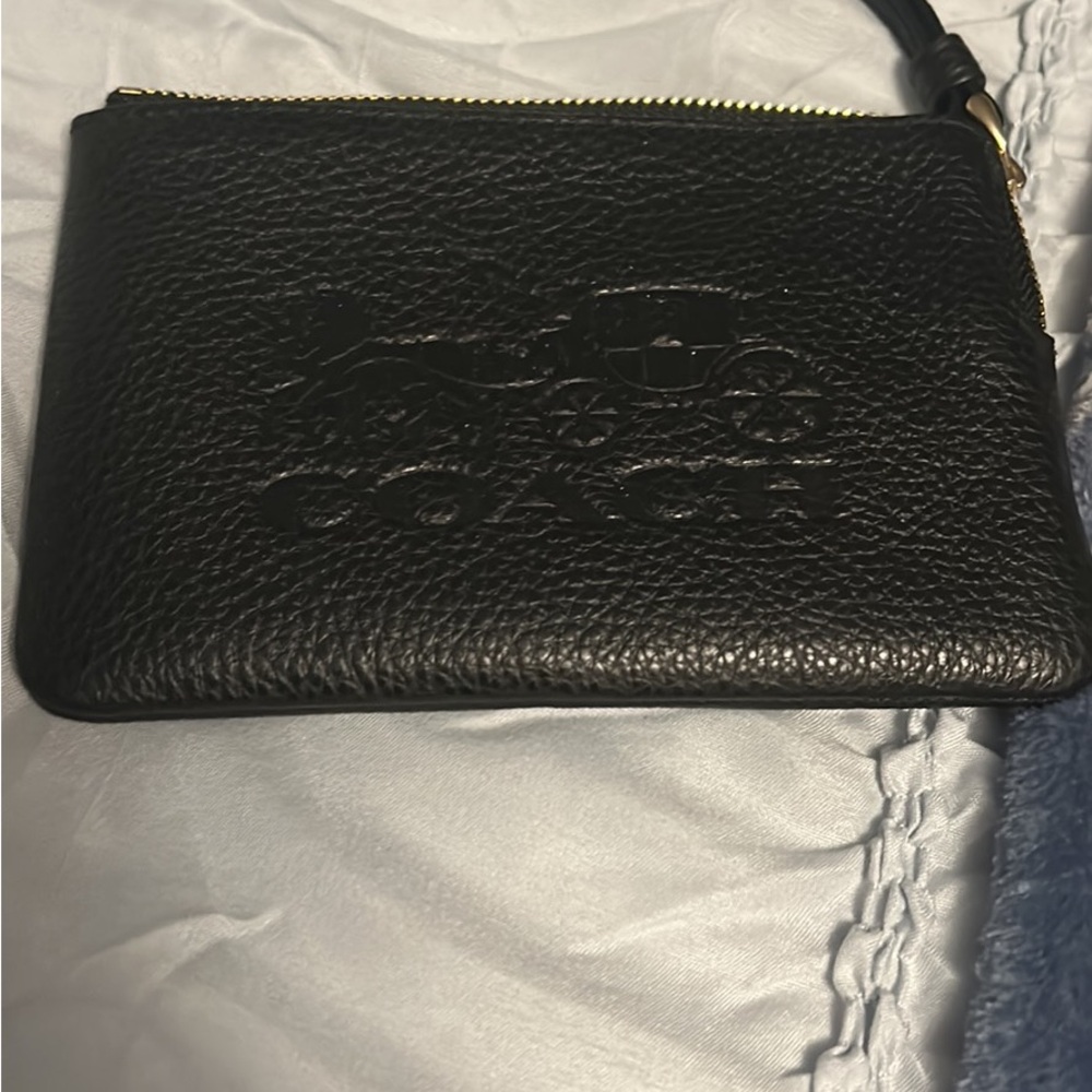 Authentic with tag coach wristlet black new